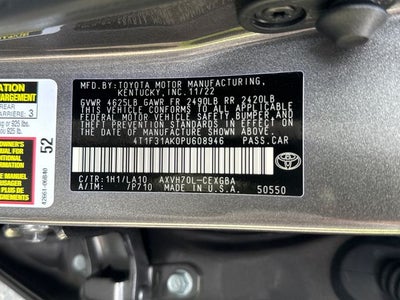 2023 Toyota Camry Hybrid XLE