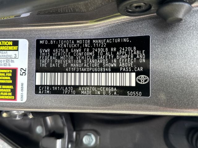 2023 Toyota Camry Hybrid XLE