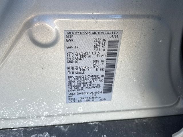 2014 Nissan Rogue SV