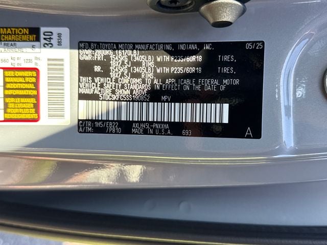 2025 Toyota Sienna Woodland Edition 7 Passenger