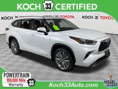 2022 Toyota Highlander Hybrid Platinum