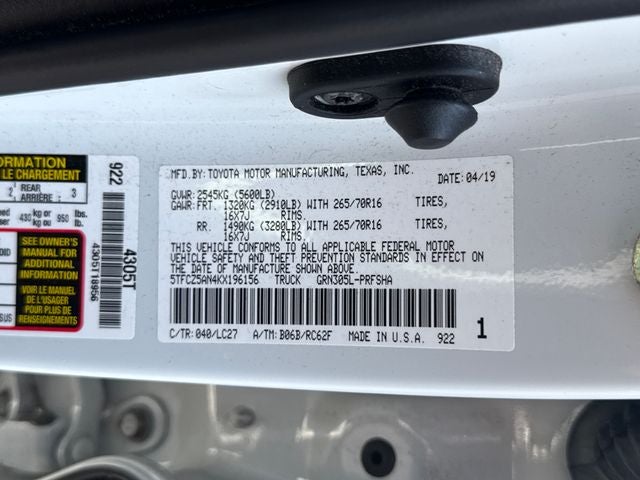 2019 Toyota Tacoma TRD Off-Road V6