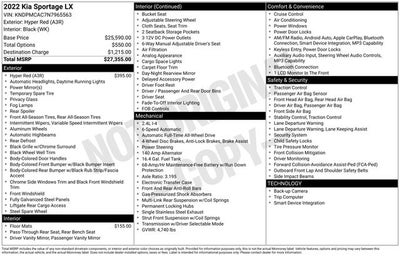 2022 Kia Sportage LX