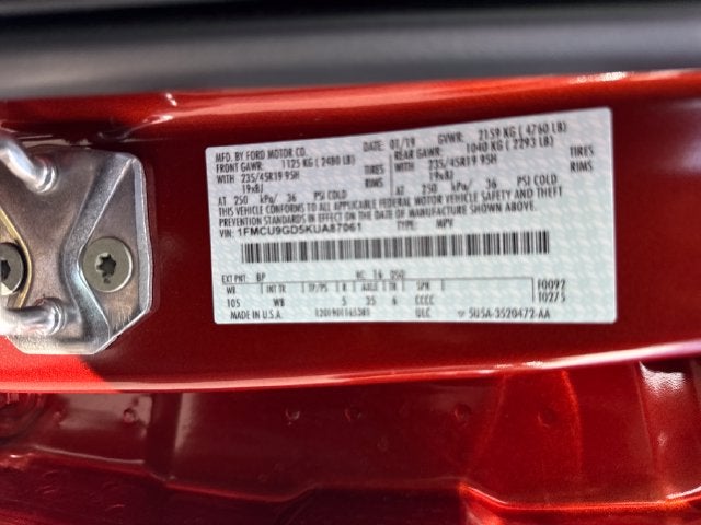 2019 Ford Escape SE