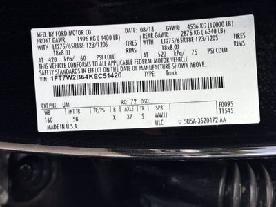 2019 Ford F-250SD Lariat