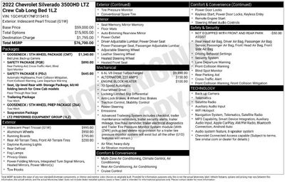 2022 Chevrolet Silverado 3500HD LTZ