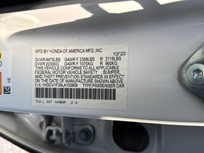 2020 Honda Accord Sport