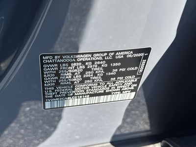 2020 Volkswagen Atlas Cross Sport 3.6L V6 SEL 4Motion
