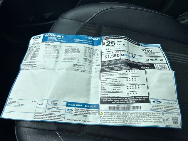 2019 Ford EcoSport SES