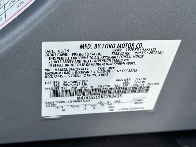 2019 Ford EcoSport SES