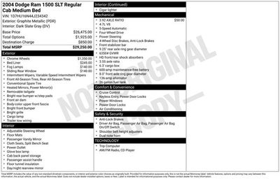 2004 Dodge Ram 1500 SLT