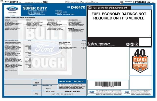 2017 Ford F-350SD XL DRW