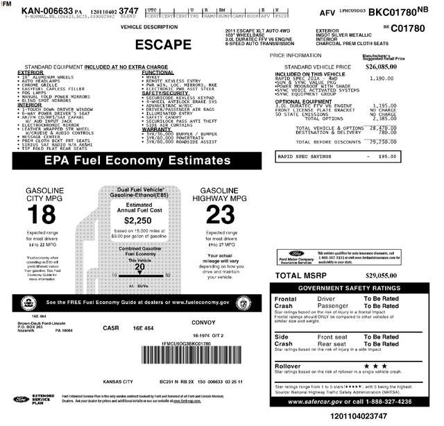 2011 Ford Escape XLT