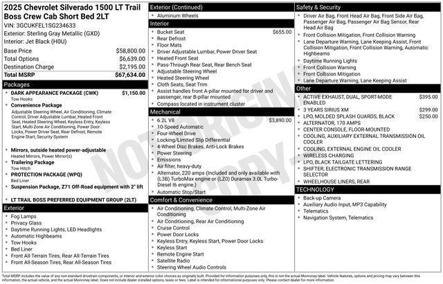 2025 Chevrolet Silverado 1500 LT Trail Boss