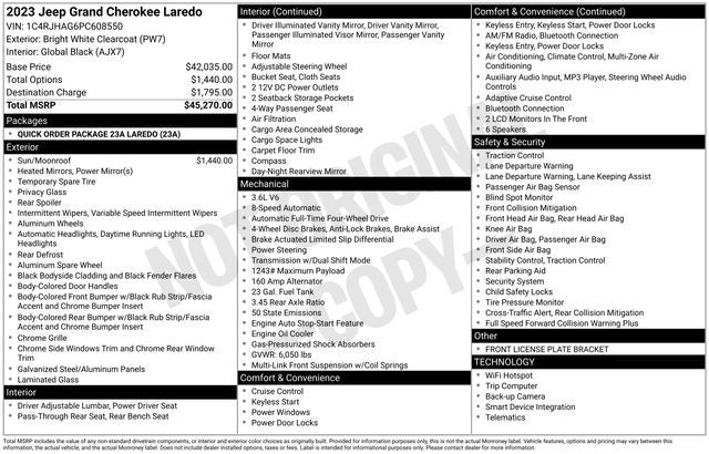 2023 Jeep Grand Cherokee Laredo