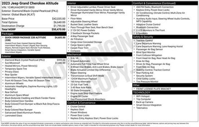 2023 Jeep Grand Cherokee Altitude X