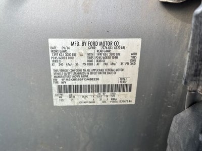 2015 Ford Explorer Base