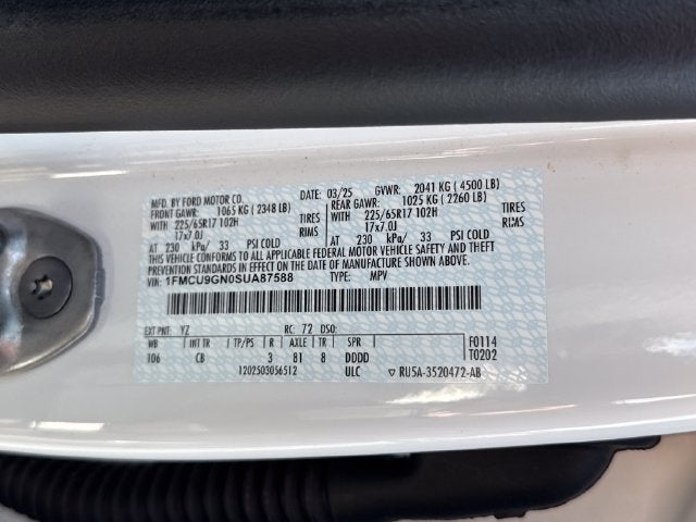 2025 Ford Escape Active