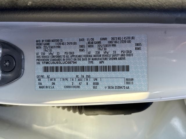 2020 Ford Escape Titanium