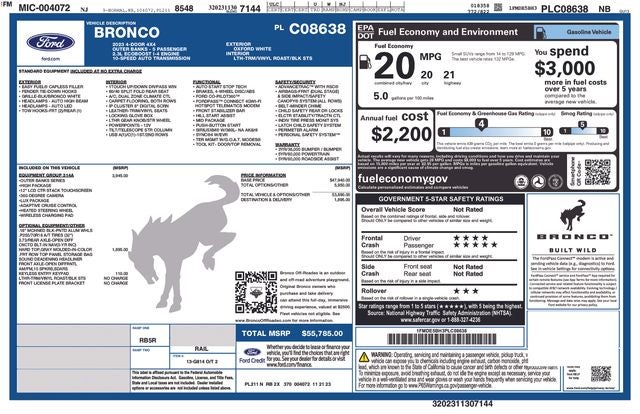2023 Ford Bronco Outer Banks