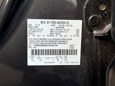 2020 Ford Explorer Base