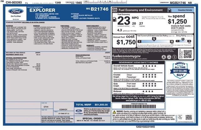 2021 Ford Explorer Limited