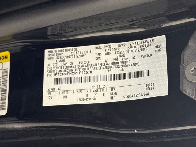 2023 Ford Ranger Lariat