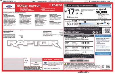 2025 Ford Ranger Raptor