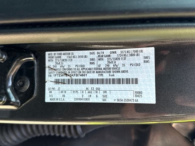 2019 Ford F-150 XLT