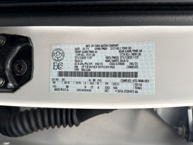 2015 Ford F-150 Platinum