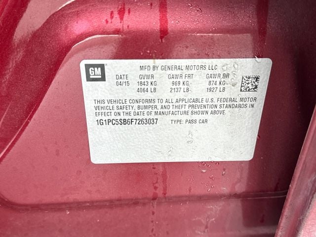 2015 Chevrolet Cruze 1LT 1LT