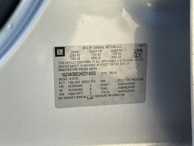 2017 Chevrolet Silverado 1500 LTZ 2LZ