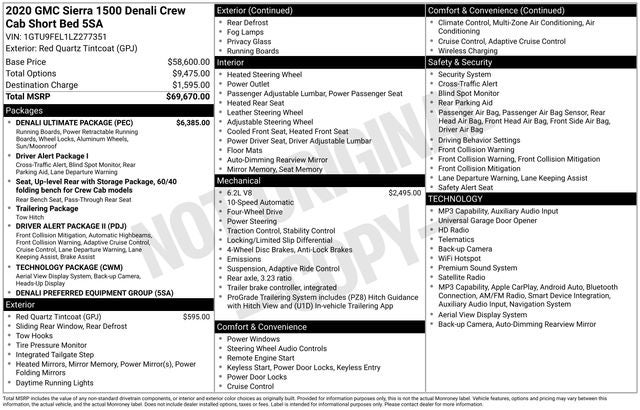 2020 GMC Sierra 1500 Denali Denali - Photo 43