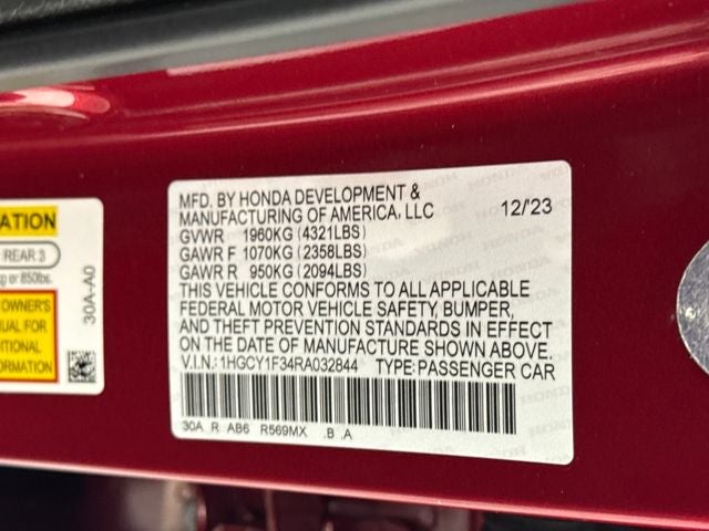 2024 Honda Accord EX