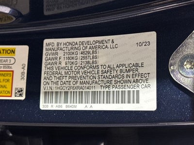 2024 Honda Accord Hybrid EX-L