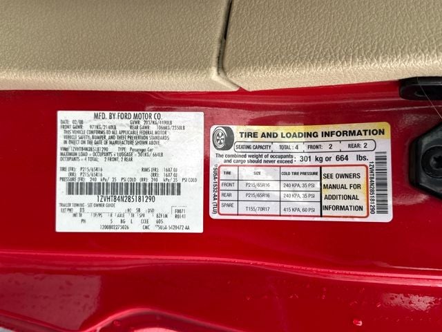 2008 Ford Mustang V6 Deluxe