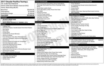 2017 Chrysler Pacifica Touring L