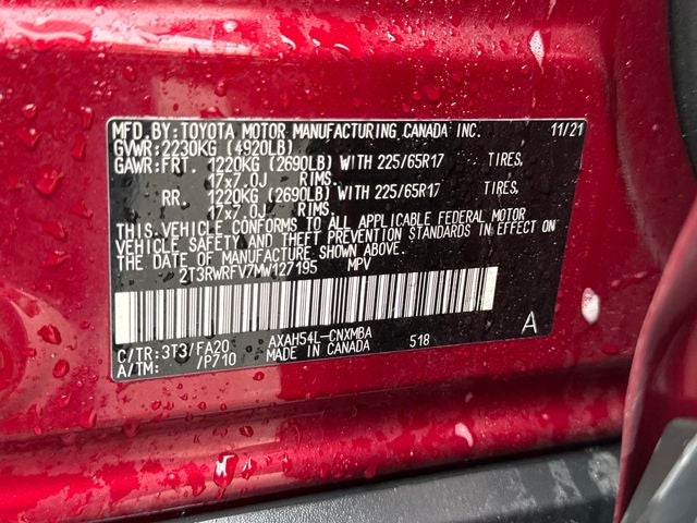 2021 Toyota RAV4 Hybrid XLE