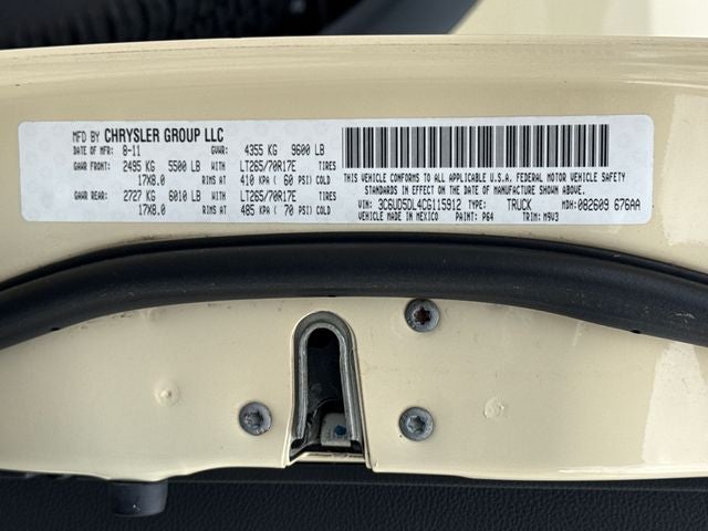 2012 RAM 2500 Big Horn