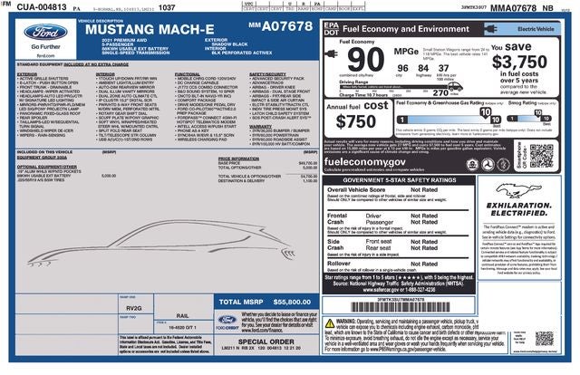 2021 Ford Mustang Mach-E Premium