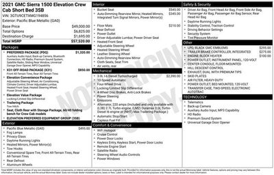 2021 GMC Sierra 1500 Elevation