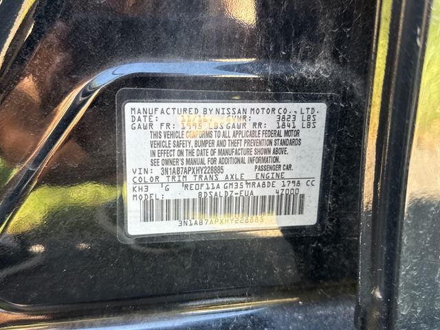 2017 Nissan Sentra SV