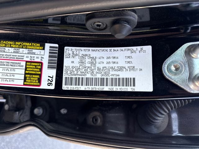 2021 Toyota Tacoma TRD Off-Road V6