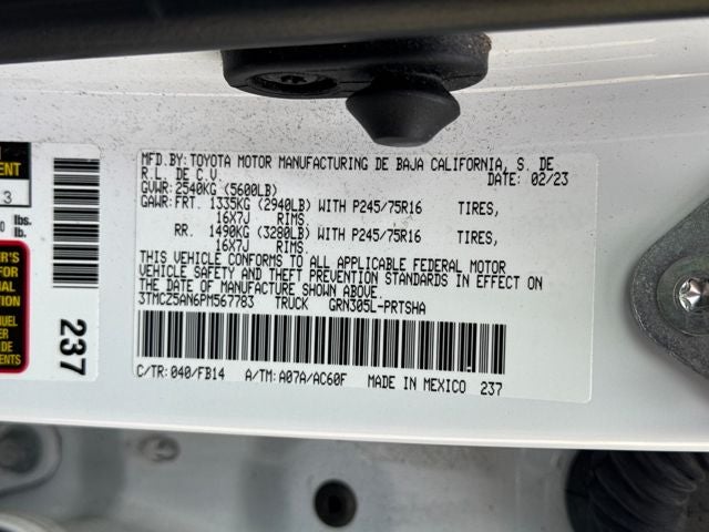 2023 Toyota Tacoma SR V6