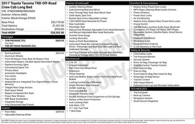 2017 Toyota Tacoma TRD Off-Road V6