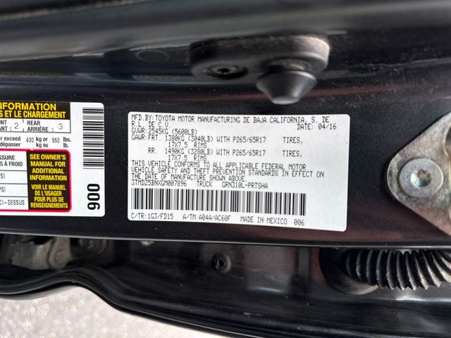 2016 Toyota Tacoma TRD Sport V6