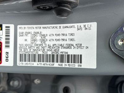 2021 Toyota Tacoma SR5 V6