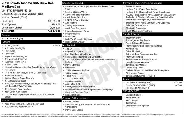 2023 Toyota Tacoma SR5 V6