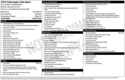 2016 Volkswagen Jetta 1.8T Sport