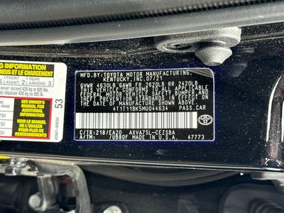 2021 Toyota AWD Camry SE